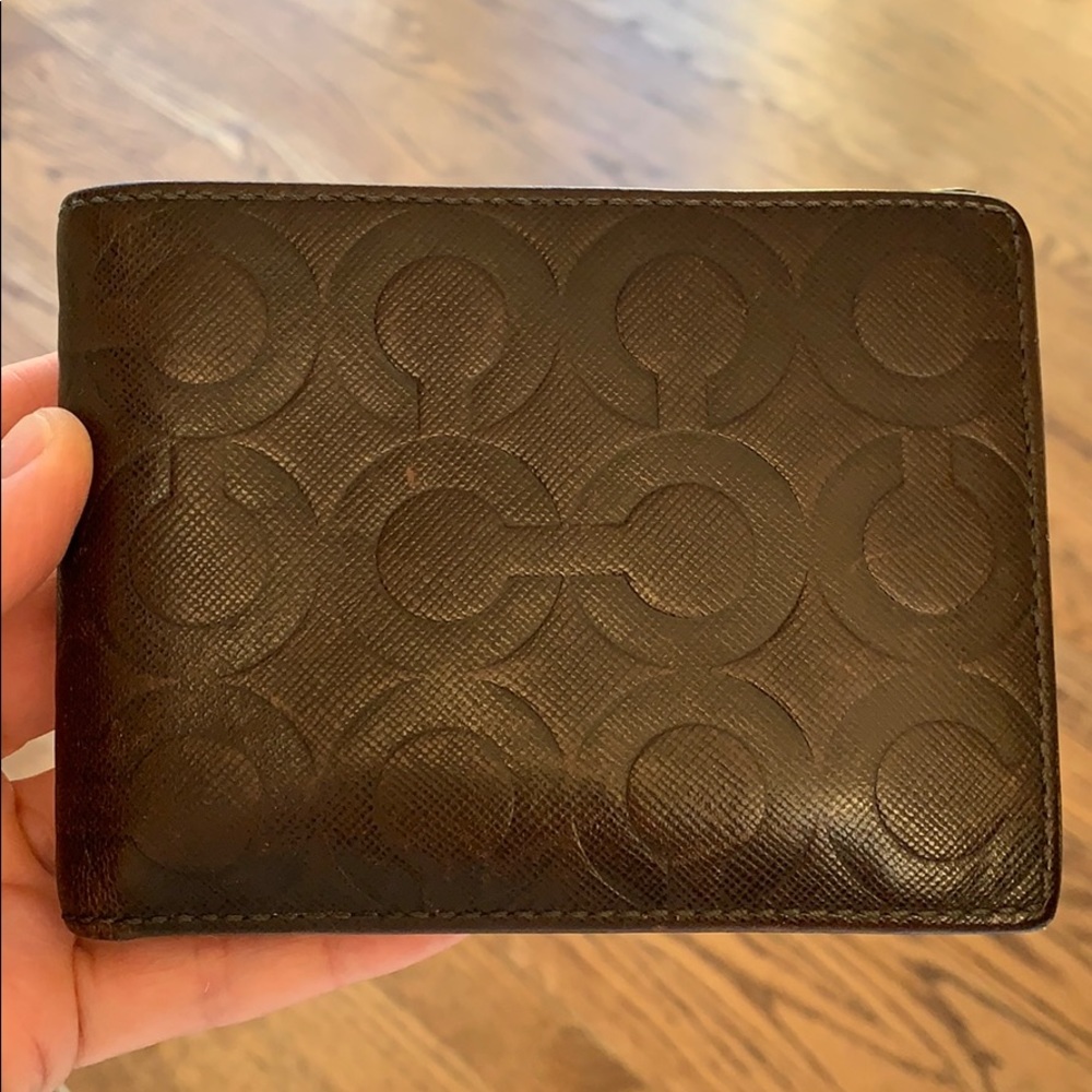 Men’s Leather Coach Wallet